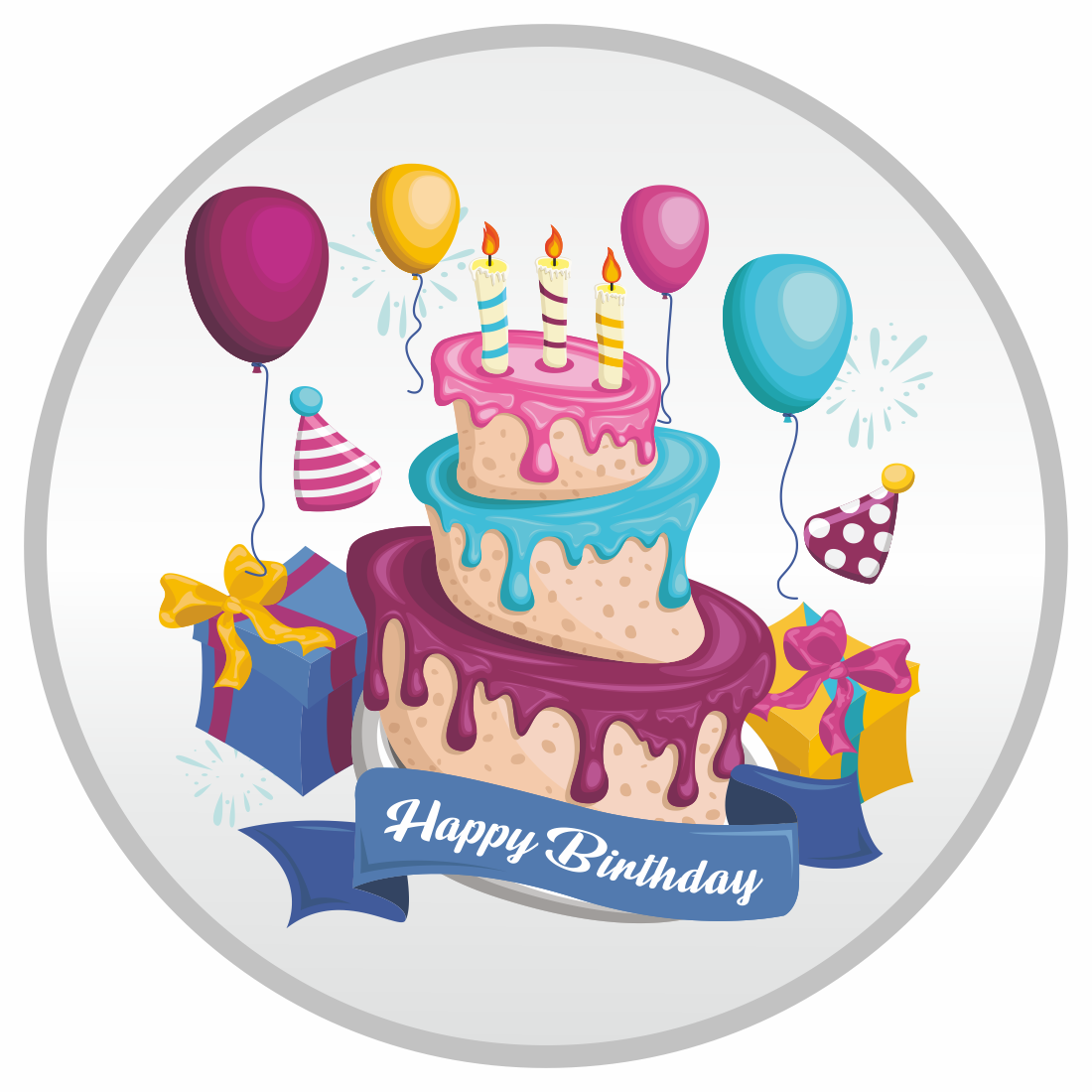 Sikkawala BIS Hallmarked Birthday 999 Silver Coin 10 gm - SKBDCP-10