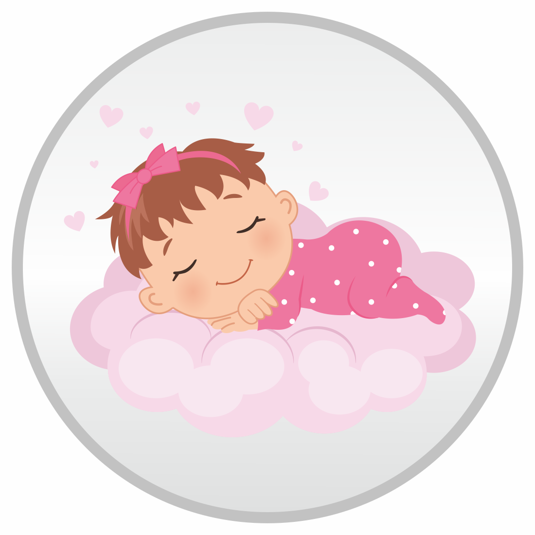 Sikkawala BIS Hallmarked  Baby Girl 999 Silver Coin 100 gm - SKNBGCP-100