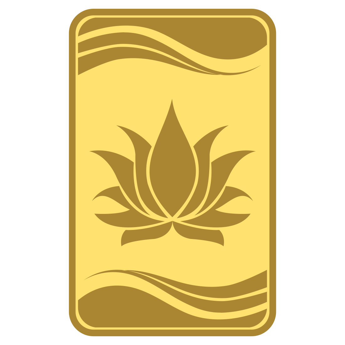 Sikkawala Lotus 24 kt 99.5 Gold Coin 10 gm-SK10GB