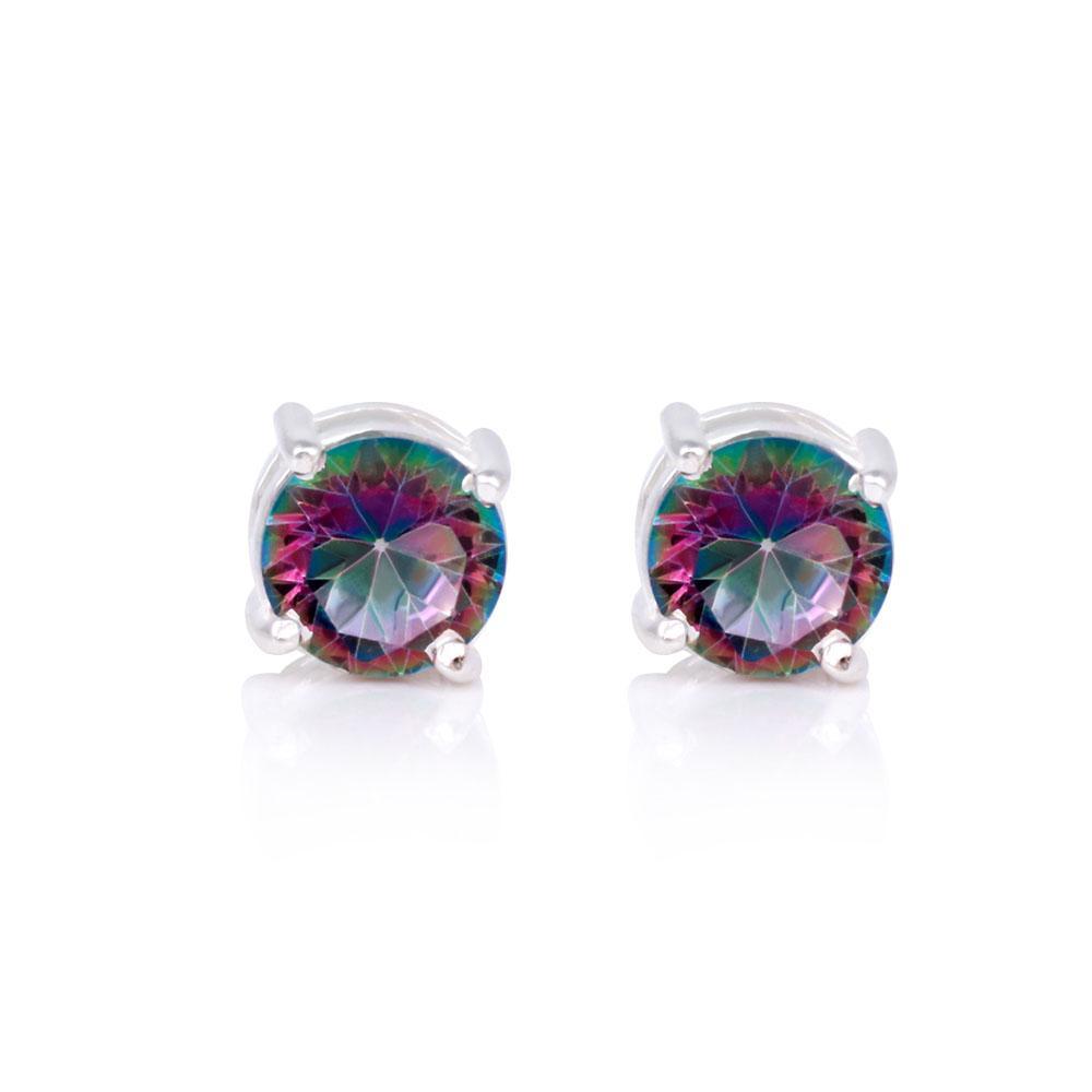 Sikkawala 925 Sterling Silver White Silver Square Basic Stud For Girls 3000452-1