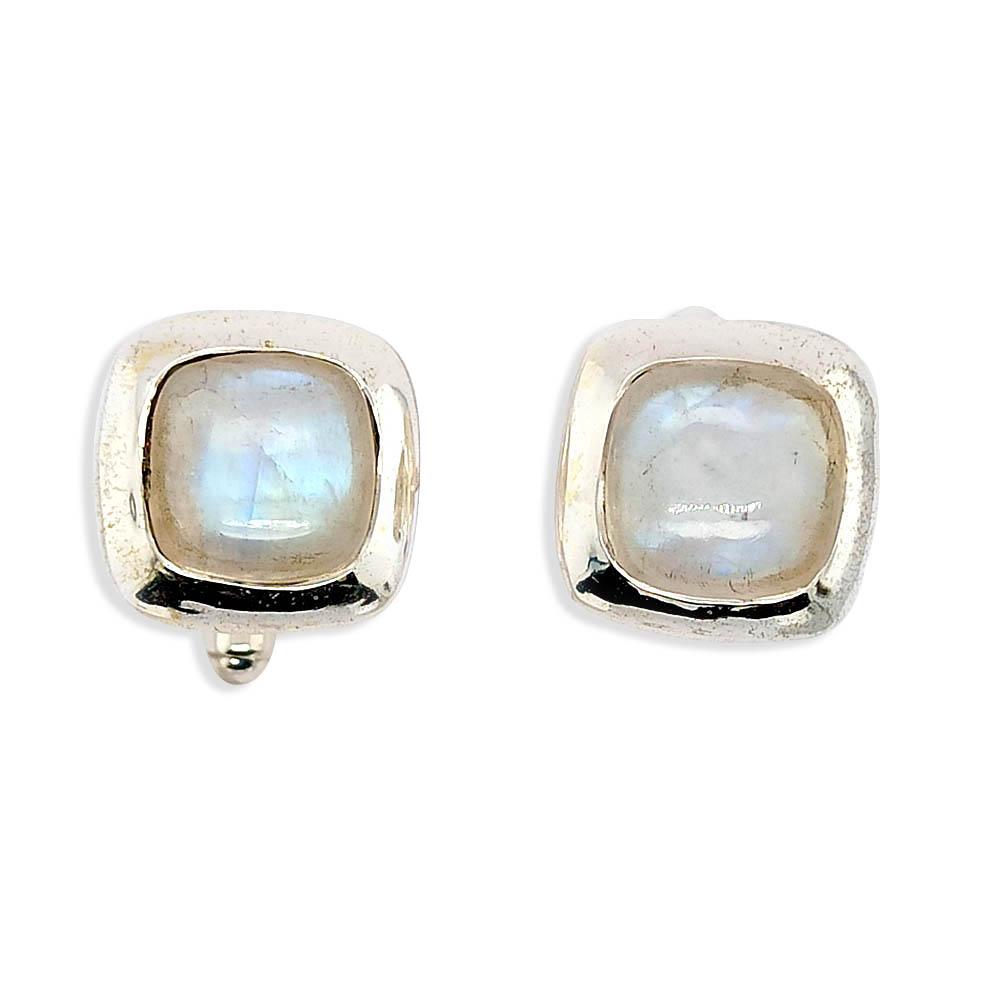 Sikkawala 925 Sterling Silver White Silver Square Cufflinks for Men 3000808-1