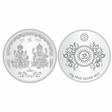 Sikkawala BIS Hallmarked Laxmi Ganesh 999 Silver Coin 10 gm - SKRLG-10