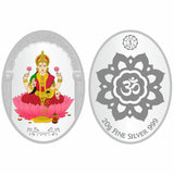 Sikkawala BIS Hallmarked Laxmi ji Color 999 Silver Coin 50 gm - SKOCLXCC-50