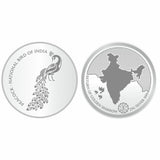 Sikkawala BIS Hallmarked Peacock   999 Silver Coin 25 gm - SKPRCP-25