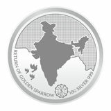 Sikkawala BIS Hallmarked Lotus 999 Silver Coin 10 gm - SKLRCP-10