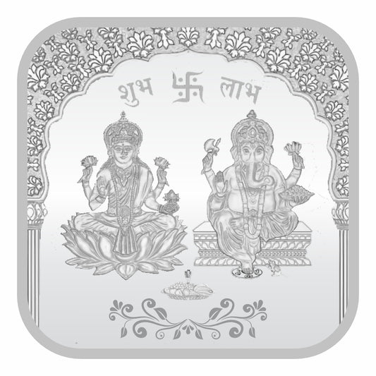 Sikkawala BIS Hallmarked Laxmi Ganesh 999 Silver Coin 20 gm- SKSLG-20