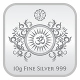 Sikkawala BIS Hallmarked Laxmi Ganesh 999 Silver Coin 10 gm- SKSLG-10