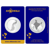 Sikkawala BIS Hallmarked Peacock   999 Silver Coin 10 gm - SKPRCC-10