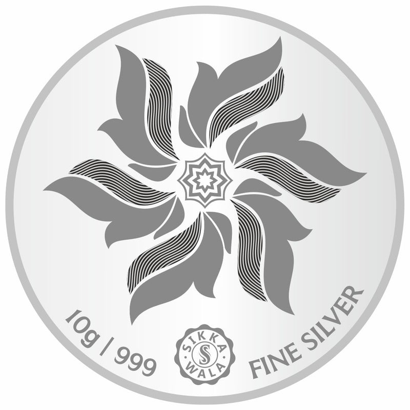Sikkawala BIS Hallmarked Janmashatmi Color 999 Silver Coin 10 gm - SKJCRCP-10