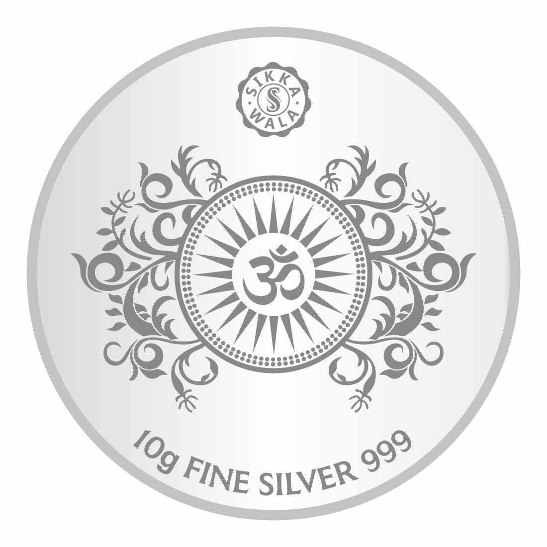 Sikkawala BIS Hallmarked Khatu Shyam Color 999 Silver Coin 10 gm - SKRCSYCP-10