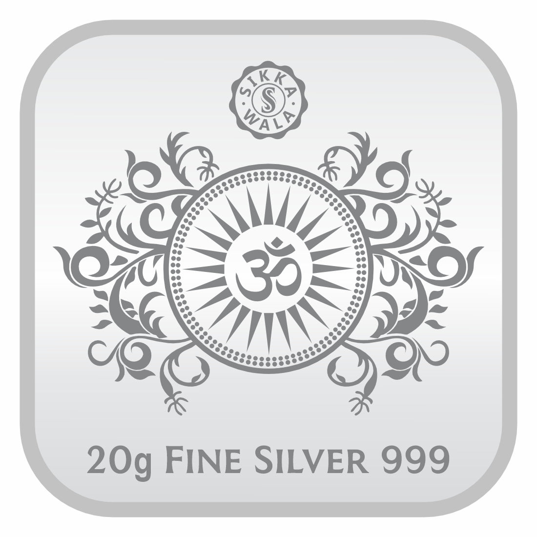 Sikkawala BIS Hallmarked Laxmi Ganesh 999 Silver Coin 20 gm- SKSLG-20