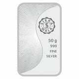 Sikkawala BIS Hallmarked Lotus 999 Silver Coin 50 gm - SKNBL-50