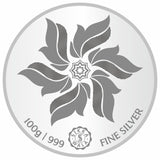 Sikkawala BIS Hallmarked Janmashatmi Color 999 Silver Coin 100 gm - SKJCRCP-100