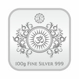Sikkawala BIS Hallmarked Laxmi Ganesh Color 999 Silver Coin 100 gm - SKSCLGCC-100