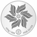Sikkawala BIS Hallmarked Onam Color 999 Silver Coin 100 gm - SKOCRCP-100