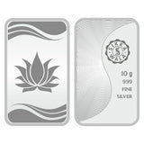 Sikkawala BIS Hallmarked Lotus 999 Silver Coin 10 gm - SKNBL-10