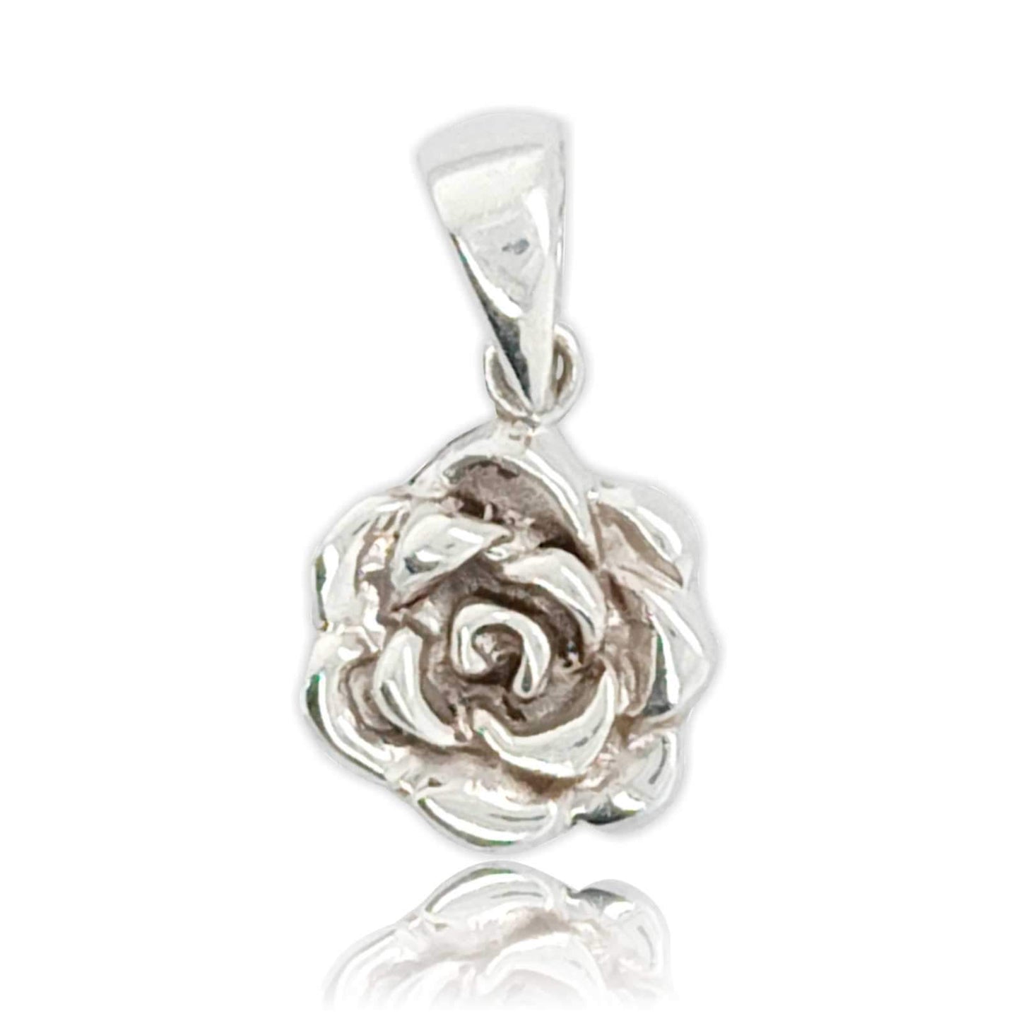 Sikkawala 925 Sterling Silver White Silver Floral Design Pendant For Girls 3000219-1