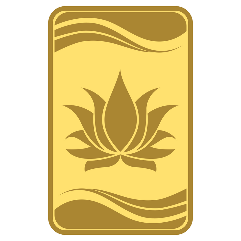 Sikkawala Lotus  24 kt 99.5 Gold Coin 20 gm-SK20GB