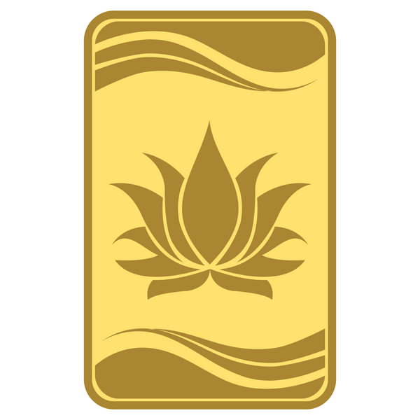 Sikkawala Lotus  24 kt 99.5 Gold Coin 10 gm-SK10GB