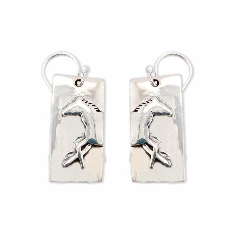 Sikkawala 925 Sterling Silver Oxidised Silver Animals Dangle Earring For Women 3000378-1