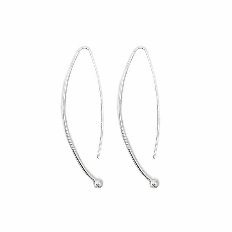 Sikkawala 925 Sterling Silver Oxidised Silver Abstract Dangle Earring For Women 3000381-1