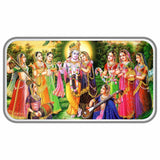 Sikkawala BIS Hallmarked Radha Krishna Color 999 Silver Coin 10 gm - SKNBRKC-10