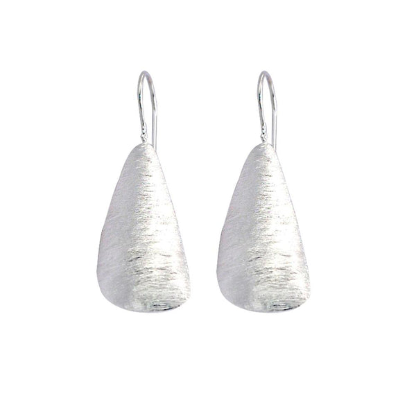Sikkawala 925 Sterling Silver White Silver Teardrop Dangle Earring For Girls 3000564-1