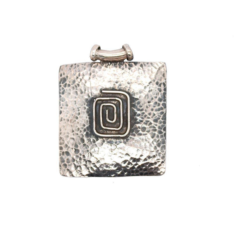 Sikkawala 925 Sterling Silver Oxidised Black Silver Traditional Design Pendant For Women 3000588-1