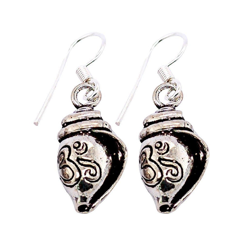 Sikkawala 925 Sterling Silver Oxidised Black Silver Shells Dangle Earring For Girls 3000610-1