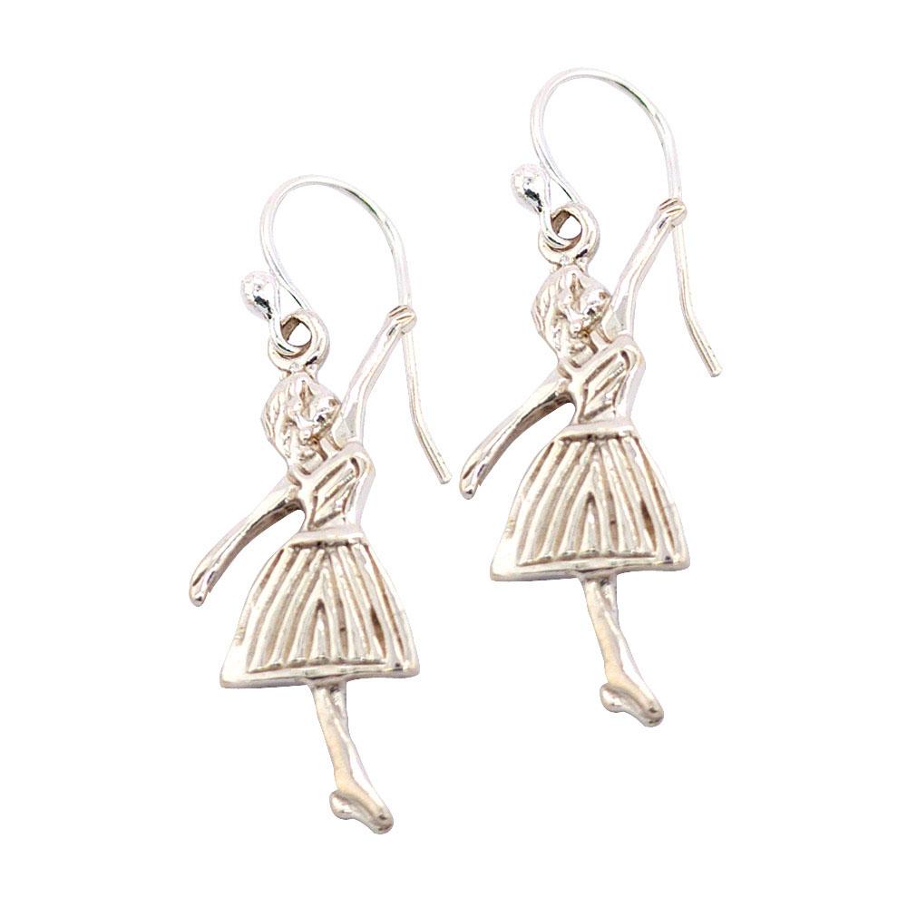 Sikkawala 925 Sterling Silver Oxidised Black Silver Girl Dangle Earring For Girls 3000612-1