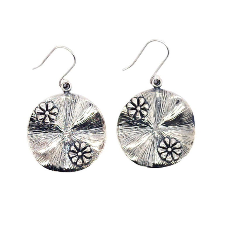 Sikkawala 925 Sterling Silver Oxidised Black Silver Floral Dreamcatchers For Girls 3000627-1