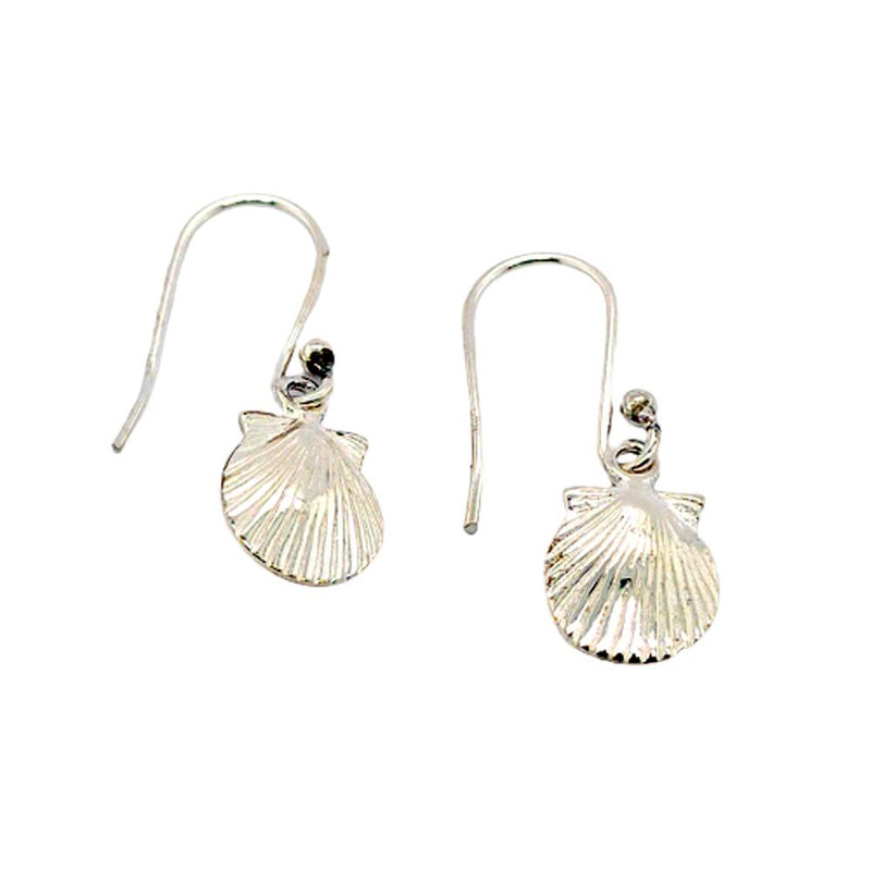 Sikkawala 925 Sterling Silver Oxidised Black Silver Shells Drop Earring For Girls 3000628-1