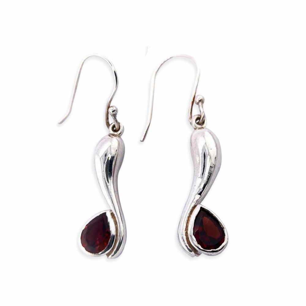 Sikkawala 925 Sterling Silver White Silver Abstract Dangle Earring For Women 3000780-1