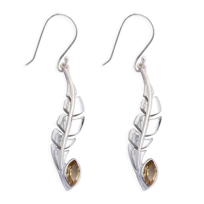 Sikkawala 925 Sterling Silver White Silver Abstract Dangle Earring For Women 3000797-1